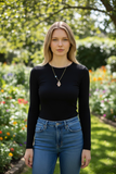 Rainbow Hamsa Hand Necklace