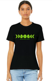 MOON PHASE Women's Fitted Short Sleeve