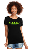 MOON PHASE Women's Fitted Short Sleeve