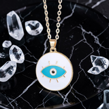 Evil Eye Lashes Necklace