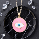 Evil Eye Lashes Necklace