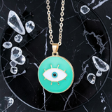 Evil Eye Lashes Necklace